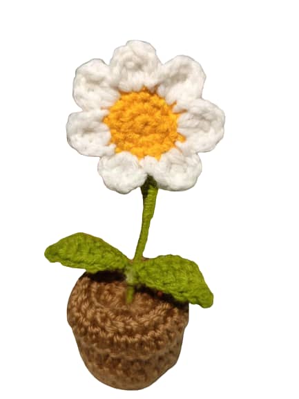 Unique Handcrafted Sunflower Pot: Bring Sunshine Indoors! - Home Decor 4