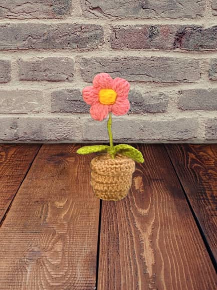 Unique Handcrafted Sunflower Pot: Bring Sunshine Indoors! - Home Decor 7