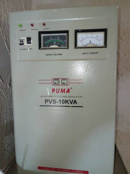 Puma Stabilizer 10KVA Single Phase 0