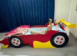 kids Bed in Deco Paint with Mattress 0