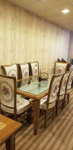 dining table set (wearhouse manufacturer)03368236505 3