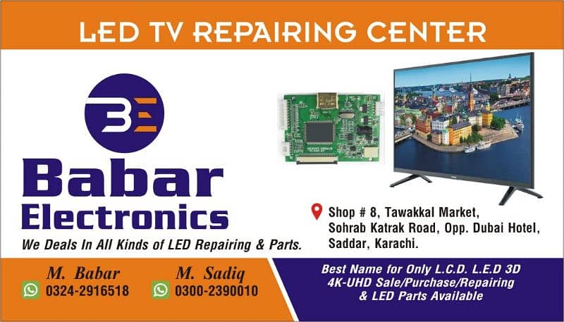 all brands led tv parts and panel repairing available 2