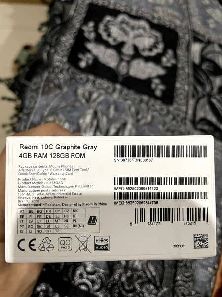 Xiaomi Redmi 10c 4+2/128 PTA APPROVED with Box 2
