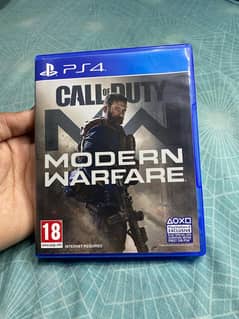 Call OF Duty Modern Warfare PS4