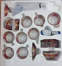 Original Fancy Glass Dinner Set 62pcs 4