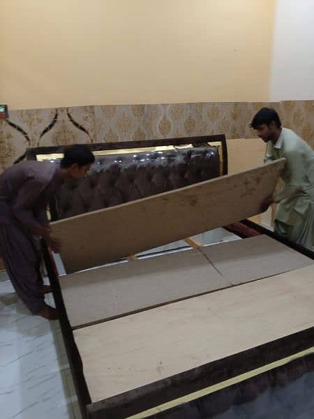 King bed/ double bed set /king size bed set/wooden bed set / Furniture 8