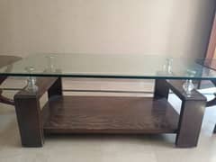 ~Centre table with two side tables. 0