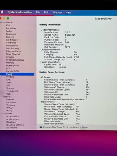MacBook Pro 2020 || Core I7 ||16/512 Touchbar 5