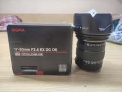 Dslr Sigma 17-55 F2.8 lense  Cannon Mount