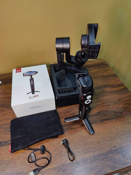 Moza Mini S Essential 3 Axis Gimbal Best for iPhone 15 14 Stabilizer 0