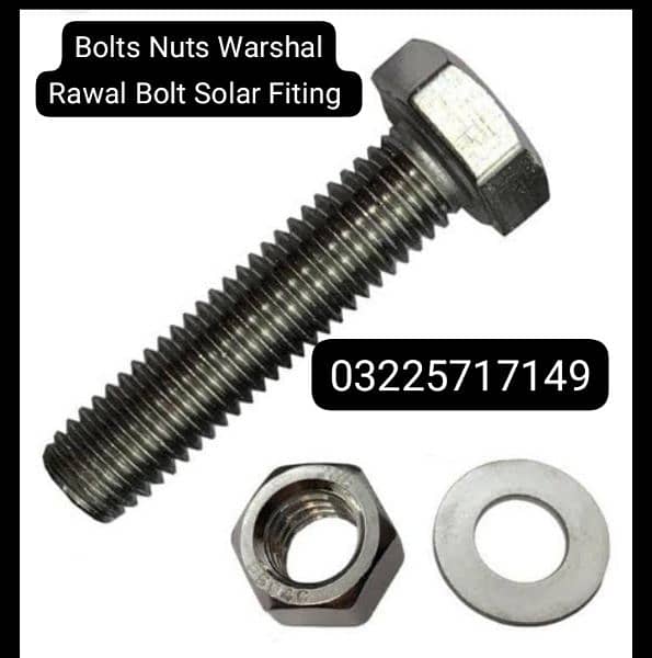 Solar Accessories Stand Fiting Rawal Bolt Nuts Warshal Bolt 7