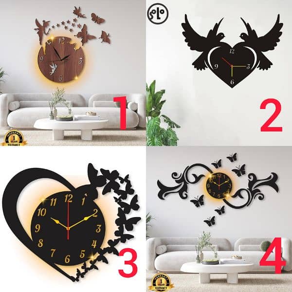 Beautiful Trendy Wall Clocks+ Home decorations 2