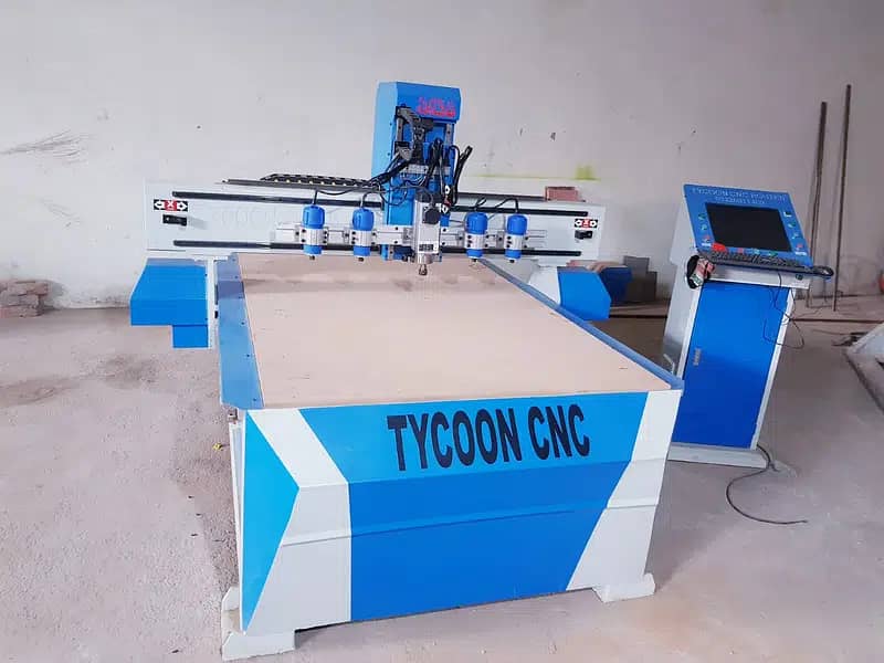 CNC Wood Cutting/Cnc Wood Router Machine/Double Rotary Discount offer 7