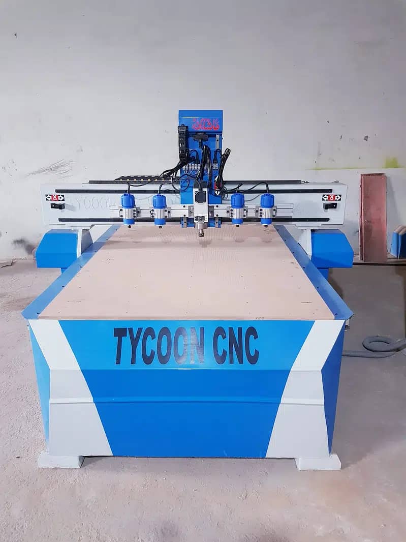 CNC Wood Cutting/Cnc Wood Router Machine/Double Rotary Discount offer 3