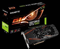 Nvidia geforce gtx 1060 graphics card / GPU / Gaming card 0
