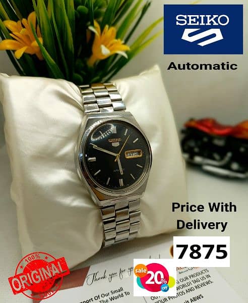 4 ہزار سے لیکر 9 ہزار تک Seiko 5 Automatic Citizen Orient 03161737353 3