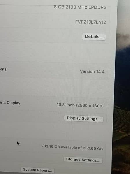MACBOOK PRO 2019 13 INCH TOUCHBAR CORE I5 Q-C 8GB RAM 256GB SSD 9