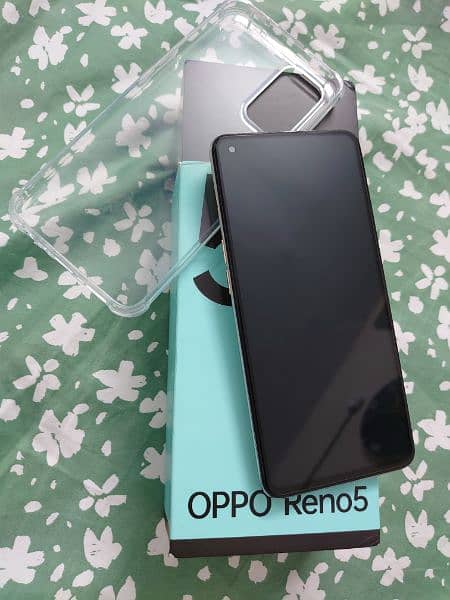 oppo reno 5 8+4/128 complete accessories 0