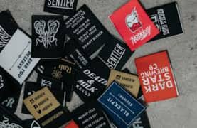 woven labels hang tags