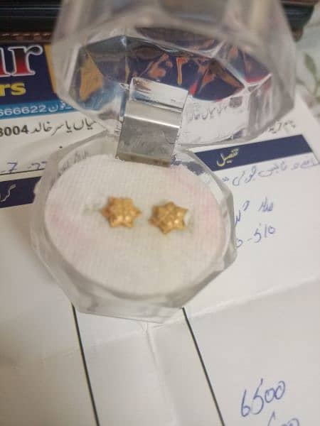 22 karat GOLD EARRINGS BRAND NEW 3