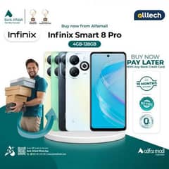 Infinix Smart 8 pro 4+4 ram 128 gb room