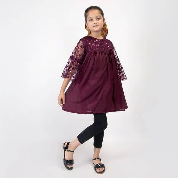 BRANDED PURPLE PARTY TUNIC DRESS 0