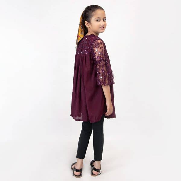 BRANDED PURPLE PARTY TUNIC DRESS 2
