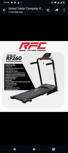 Treadmill Royal Fitness