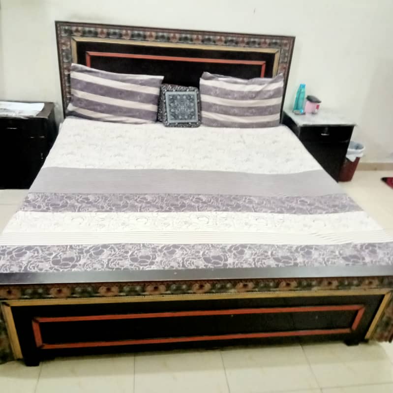Bed, Dressing, Mattress, Bed With Cupboard Available For Sale 1