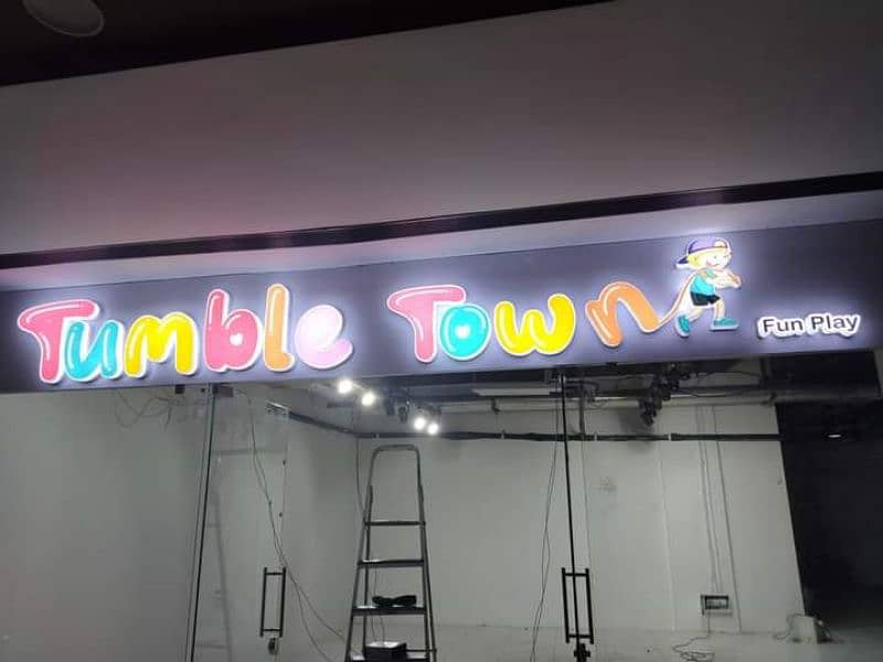 3d sign board, acrylic  sign Steel sign boards . Led sign board 6