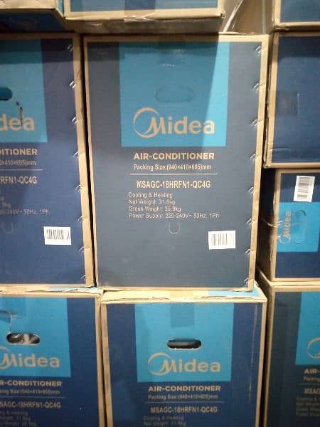 Midea 1.5 Ton DC Inverter Heat & Cool 18HRFN1 1