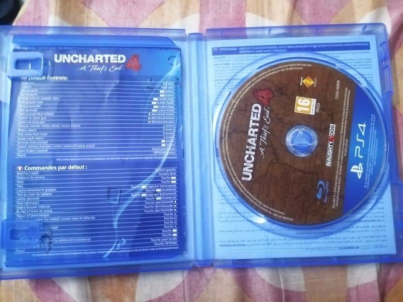 uncharted 4 ps4 cd 2