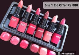 lipsticks 6 in 1 | cosmetics |skin care products|