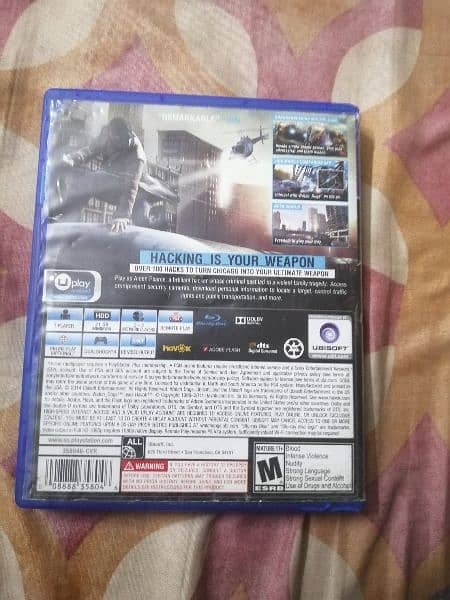 PS4 CD WATCH DOGS GOOD CONDITION 1