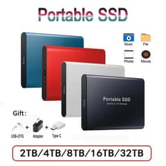 1 Tb Portable SSD to store Data