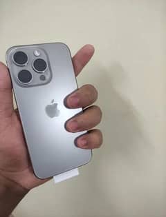 Iphone 15 pro Titanum 128 HK PTA approved duall