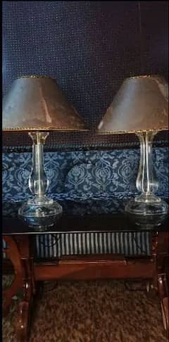 Side Table lamps Pair for Sale.