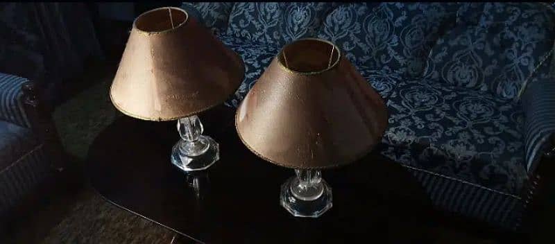 Side Table lamps Pair for Sale. 3