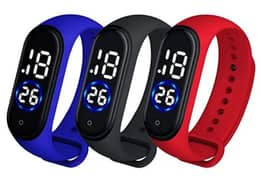 LED Display Touch Screen Digital Sports Watch, Symbol of luxuriousness