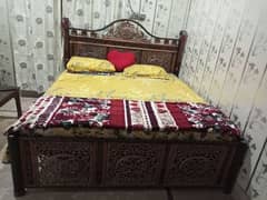 King size Bed with sofa and dressing table. Mattress not included. .