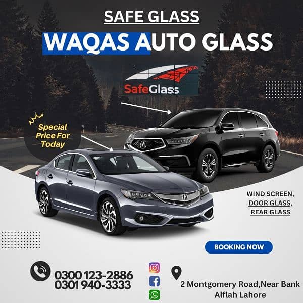 Waqas Auto Glass Windscreen Back screen Car screen All windscreen here 4