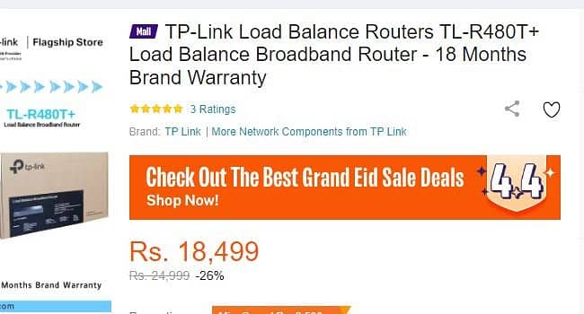New Product TL-R480T+ Load Balance Broadband Router 8