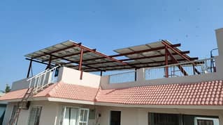 Solar structure installation . . . grill making
