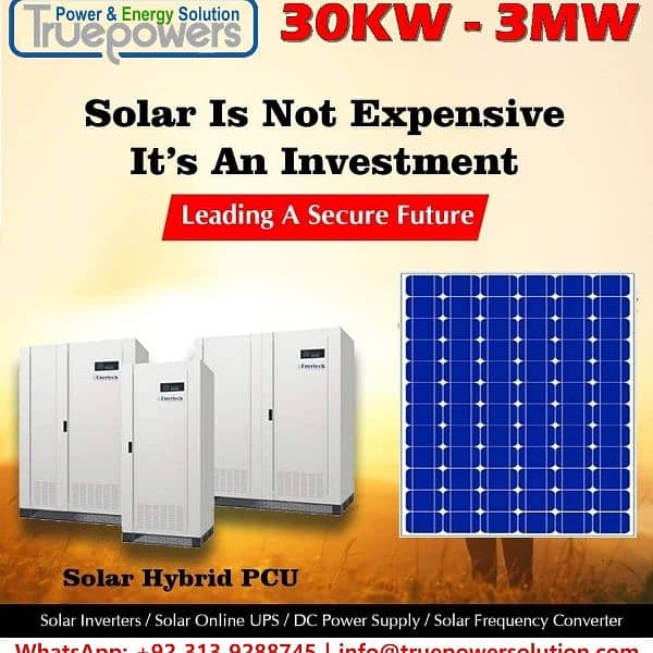 Solar Solutions On-Grid Off-Grid Hybrid 10kw to 10mw 6