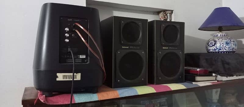 Polk audio active subwoofer with 2 Japanese speakers 10