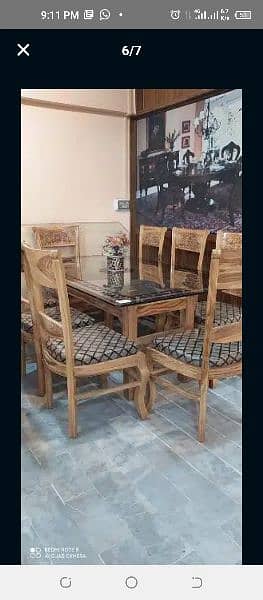 dining table set (wearhouse manufacturer)03368236505 6