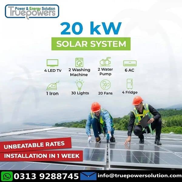 Solar Systems 3KW 5KW 10KW 15KW 20KW 350KW to 10 MEGA WATT 6