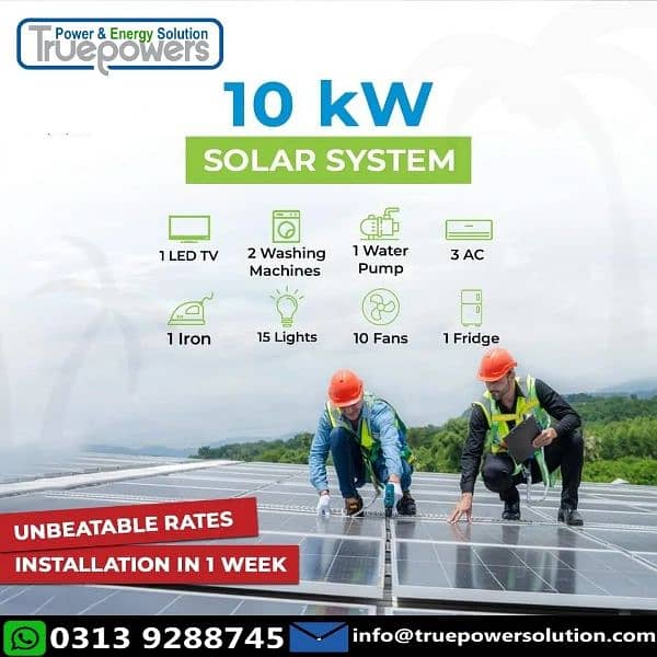 Solar Systems 3KW 5KW 10KW 15KW 20KW 350KW to 10 MEGA WATT 7