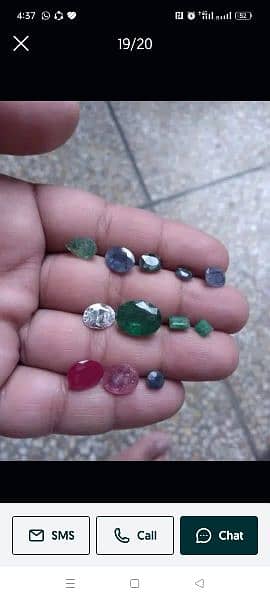 gemstone marjaan ki ring chandi mein bani hai 7