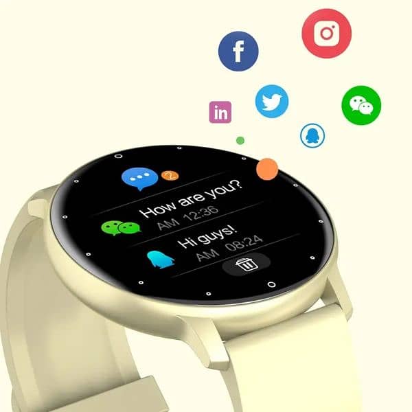 Round Dial Smart Watch IP67 waterproof 8